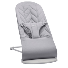 BABYBJORN Bouncer Bliss Cotton lamamistool, Light grey petal quilt 006124