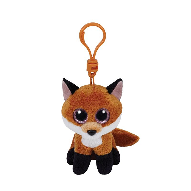 TY Beanie Boos Toy - võtmehoidja BROWN FOX SLICK 8cm, TY36613