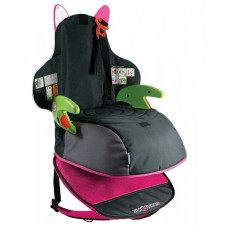 TRUNKI 15-36kg Laste autoturvatool - seljakott 2 in1, roosa TRUA-0046