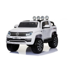 RAMIZ elektriauto puldiga juhitav VOLKSWAGEN AMAROK 12V/10Ah valge