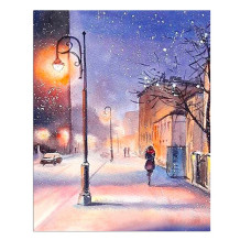 TSVETNOY diamond mosaiik 40x50cm Evening snowstorm, LG083e