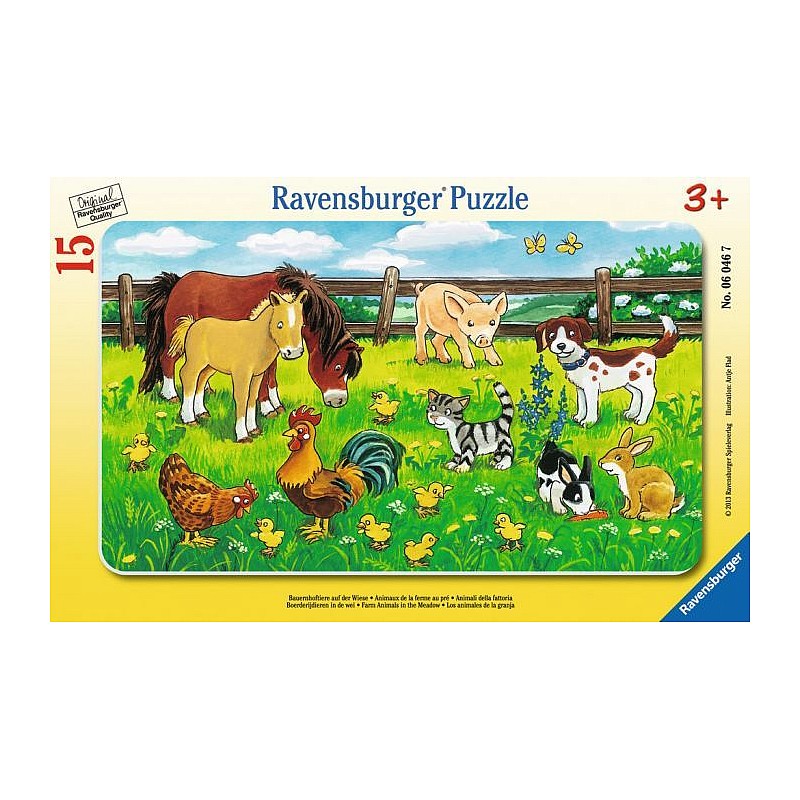 Ravensburger pusle Lemmikloomad 15tk. 3+, 06046