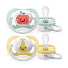 PHILIPS AVENT silikoonist lutt Ultra air fruits deco 0-6m, 2tk. SCF080/17