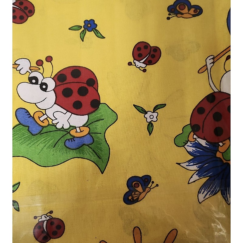 URGA Tekikott 120x90сm LADYBUG kollane, LÕPUMÜÜK