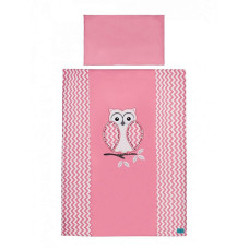 BELISIMA OWL Voodipesu komplekt 2 eset 120x90cm, pink P01-307