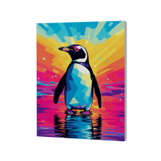 SPLAT PLANET Joonistus komplekt (Nummedratud juhisega) 30x40см PENGUIN, SP46659