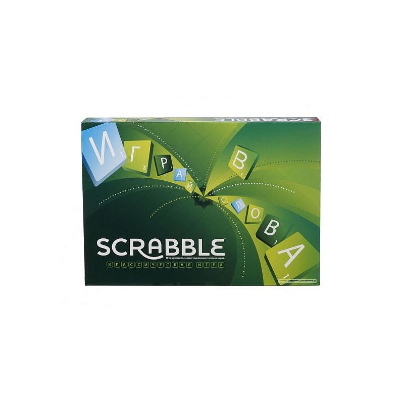 MATTEL Игра настольная Scrabble - игра слов (рус.язык), Y9618