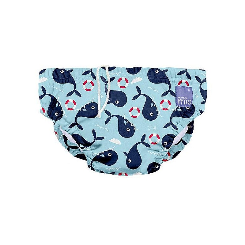 BAMBINO MIO Swim Nappies плавки WHALE WHARF, L (9-12кг)