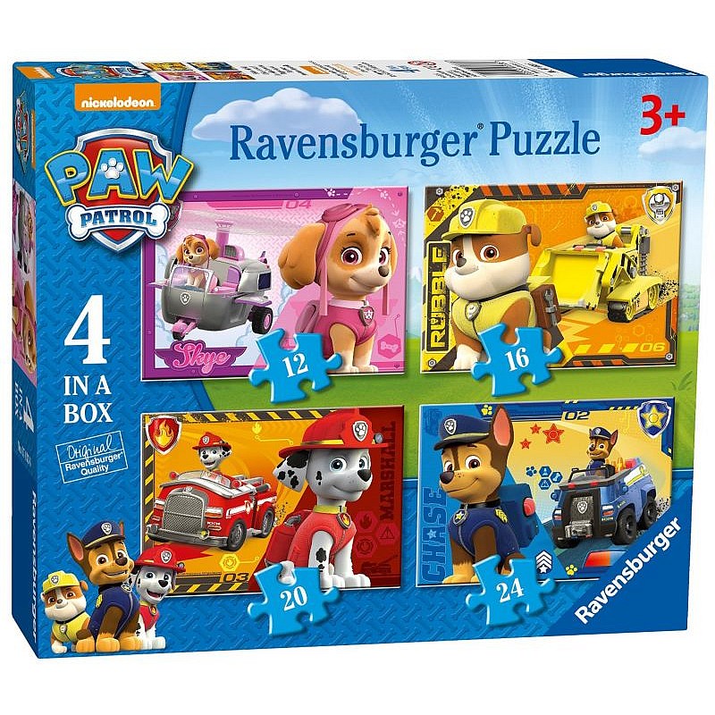 Ravensburger пазл PAW PATROL 4IN1, R07033