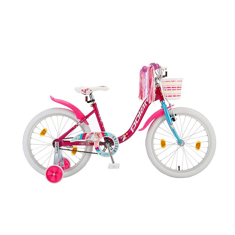 POLAR JUNIOR UNICORN Laste jalgratas 20", Pink (5-7a)