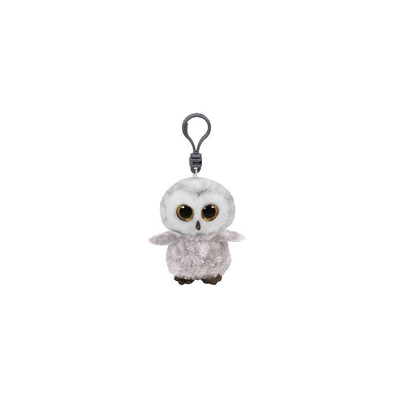 TY Beanie Boos Toy - võtmehoidja WHITE OWL OWLETTE 8cm, TY35020