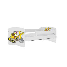 KOCOT KIDS võrevoodi + madrats komplektis BABYDREAMS white Digger 160x80cm