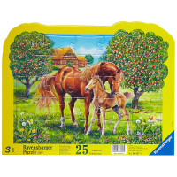 Ravensburger Pusle raamis Horses 25tk. 3+ R 06397