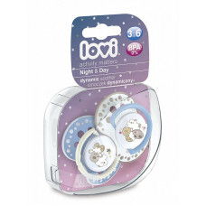 LOVI Dummy Silicone dünaamiline 2GB. Night & Day 3-6m., 22/810 poiss ALLAHINDLUS