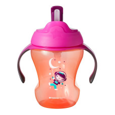 TOMMEE TIPPEE õppimistass kõrrega Easy Drink Straw Cup 230ml 6m+ 44701557