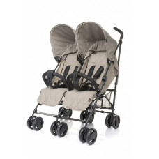 Kaksikute jalutuskäru 4BABY TWINS  BEIGE