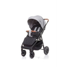 4BABY STINGER AIR jalutuskäru 6m+ Light Grey