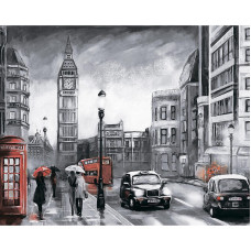 TSVETNOY diamond mosaiik 40x50cm London in the Rain, LG250e