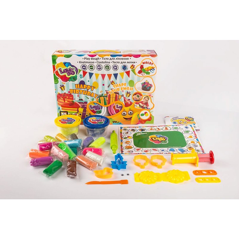 LOVIN’DO modelēšanas masa - plastilīna komplekts Dzimšanas diena, 11012 IZPĀRDOŠANA