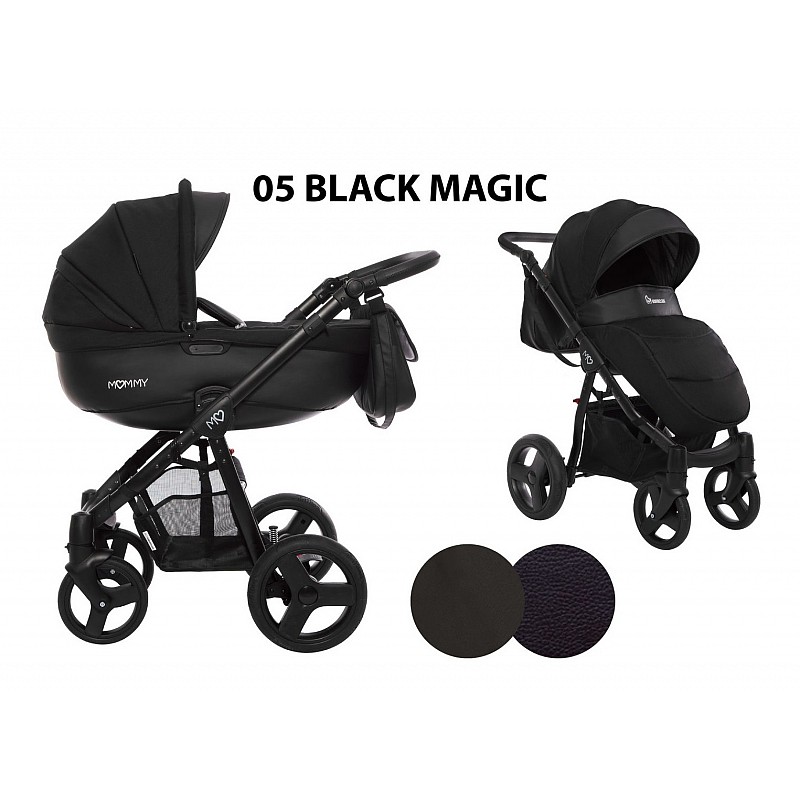 BABYACTIVE MOMMY Vanker-jalutuskäru  2in1, Black Magic 05