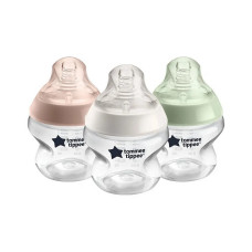 TOMMEE TIPPEE Pudelite komplekt laia kaelaga 150ml CLOSER TO NATURE, 422718