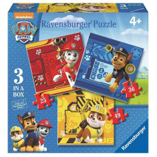 Ravensburger Pusle 3in1 Paw Patrol 49-36-25elem. R07057