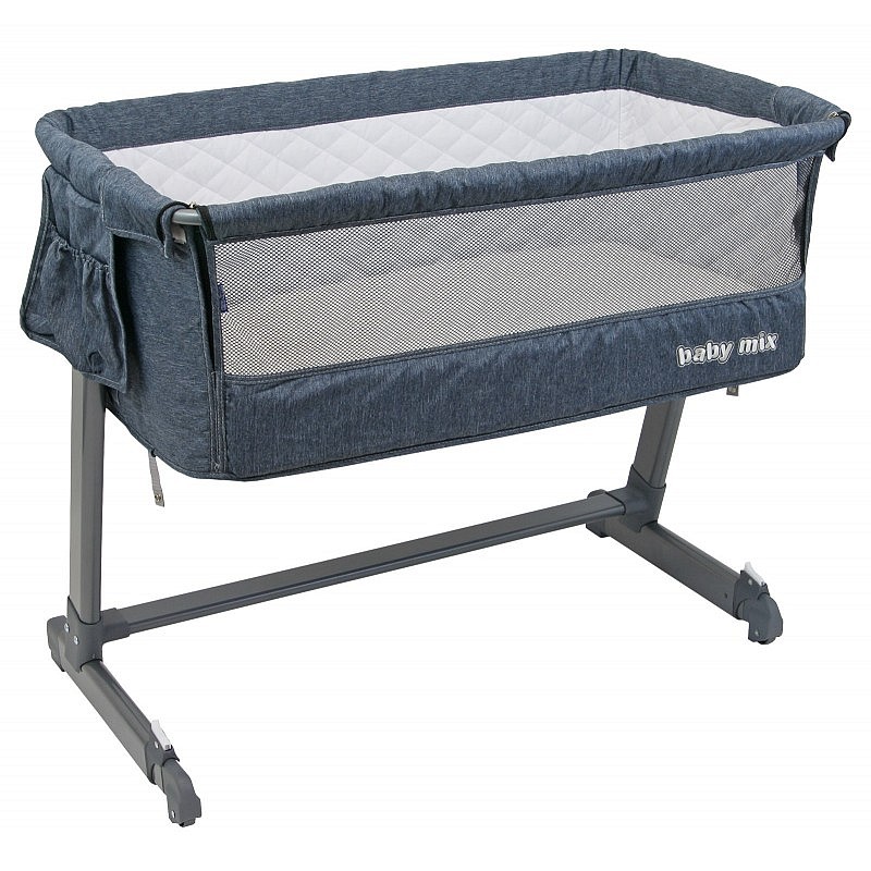 BABY MIX BED SIDE lapsevoodi 0-6kuud., BE/P-9 BLUE