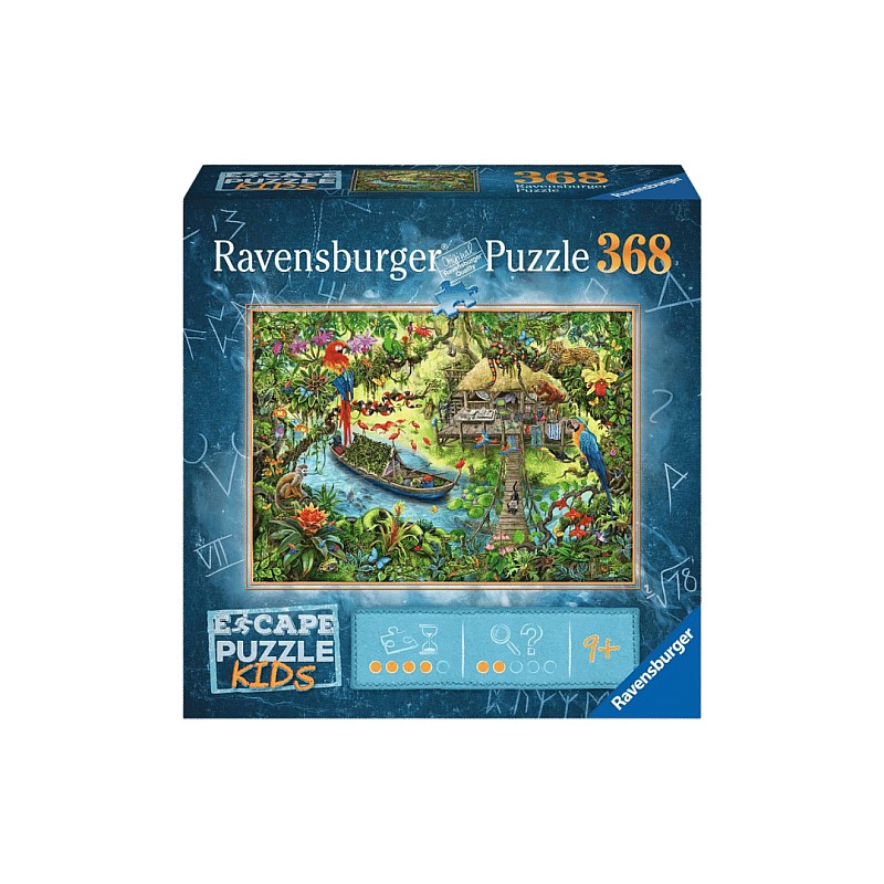 RAVENSBURGER ESCAPE KIDS pusle Džungli eksport, 368tk, 12989