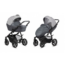 TUTIS AERO Reflective vanker jalutuskäru 2in1, 140 Grey