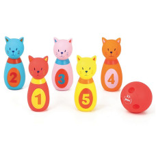 LUDI Bowlingu komplekt CATS 10m+ L3450