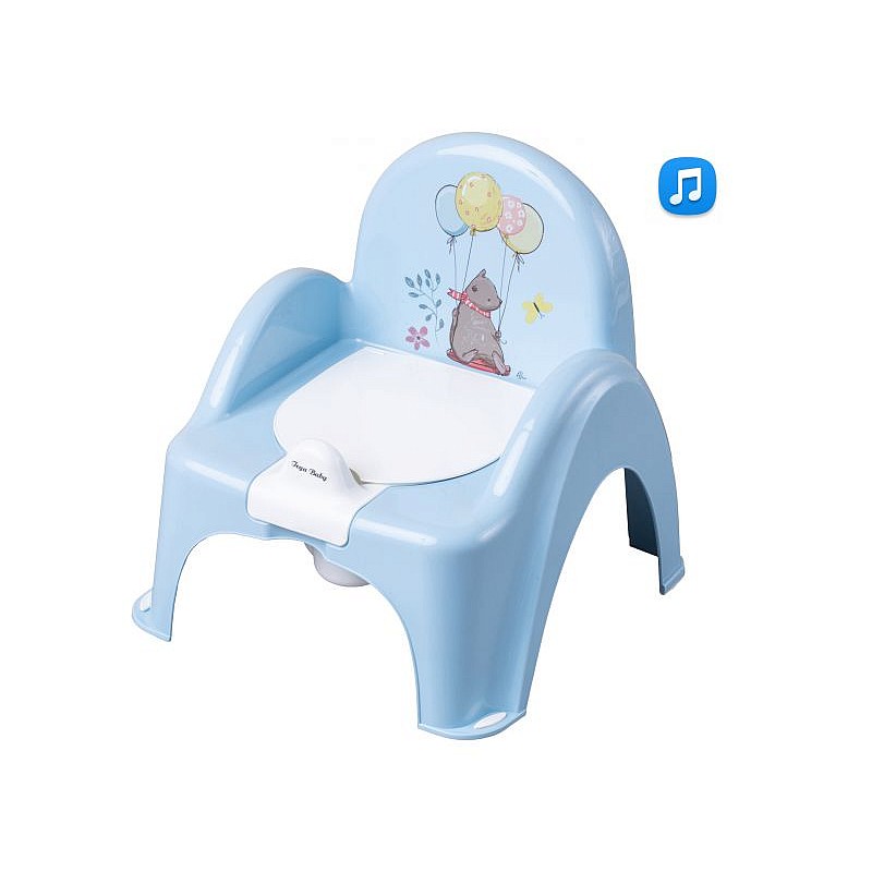 TEGA BABY FOREST FAIRYTALE Pissipott muusikaga, PO-073 light blue