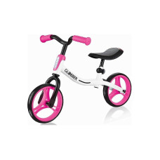 GLOBBER Tasakaaluratas Go Bike, VALGE – NEOON ROOSA 610-262