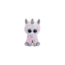 TY Flippables Мягкая игрушка DIAMOND WHITE SEQUIN UNICORN reg 24см, TY36435