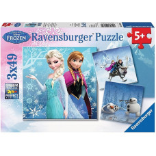 Ravensburger pusle 3x49 Frozen R 09264