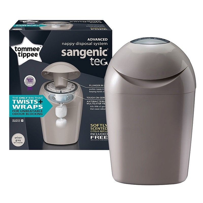 TOMMEE TIPPEE SANGENIC TEC Контейнер для подгузников - серый