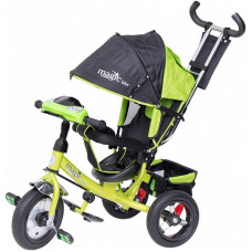 TomaBike MAGIC BIKE Kolmerattaline jalgratas täispuhutavate ratastega YM-BT-6 green