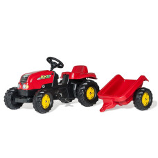 ROLLY TOYS haagisega traktor pedaalidega Rolly Kid 012121 punane