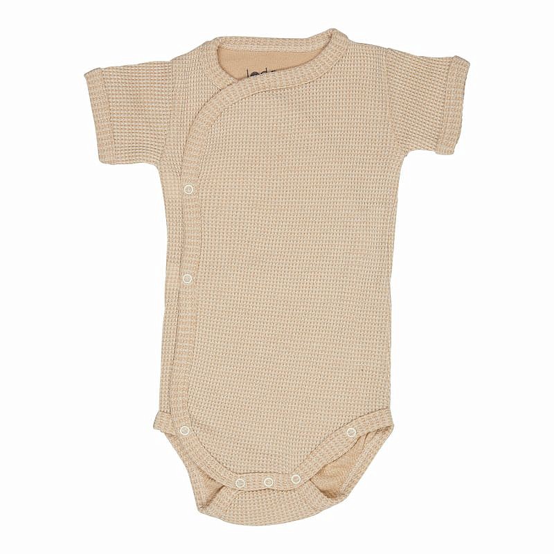 LODGER Romper Ciumbelle хлопковый бодик с короткими рукавами, 68 размер RFC 069 Ivory