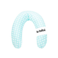 LA BEBE Rich Cotton Horseshoe Blue dots 30x175sm 85705