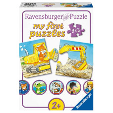 RAVENSBURGER Minu esimene pusle 9x2 Animal Contruction R 03074