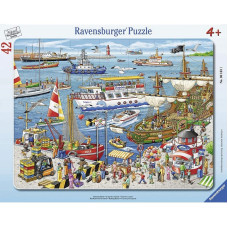 Ravensburger Pusle raamis Sea Harbour 42tk. 4+ R 06163