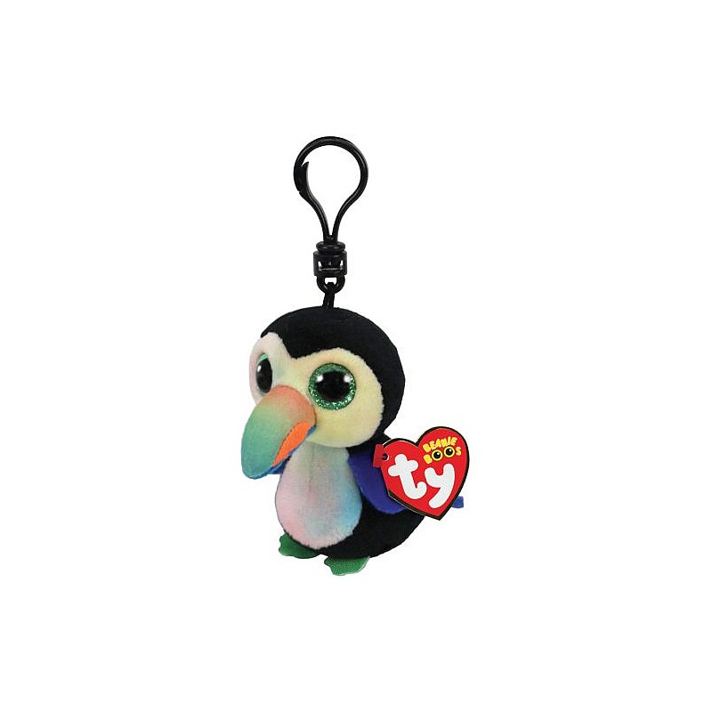 TY Beanie Boos Мягкая игрушка - брелок TOUCAN BIRD 8см, TY36565 LÕPUMÜÜK