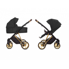 BABYACTIVE MUSSE vanker jalutuskäru  2in1, Ultra BLACK