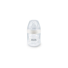 NUK Nature Sense polüpropüleenpudel temperatuuriindikaatoriga 150 ml, silikoonluttiga S, SP22 10743017 ALLAHINDLUS