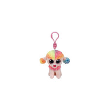 TY Beanie Boos Toy - võtmehoidja MULTICOLOR POODLE RAINBOW 8cm, TY35027