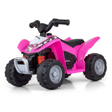 MILLY MALLY Quad HONDA ATV elektrimootorattas 6v4,5 Ah Pink 4479