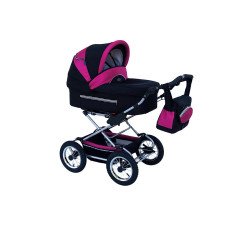 Baby Fashion FANARI Vanker-jalutuskäru 3in1, 104 Black + grape