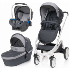 Vanker-jalutuskäru 3in1 4BABY COSMO DARK GREY