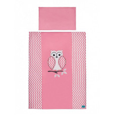 BELISIMA OWL Voodipesu komplekt 2 eset 135x100cm, Pink P01-107