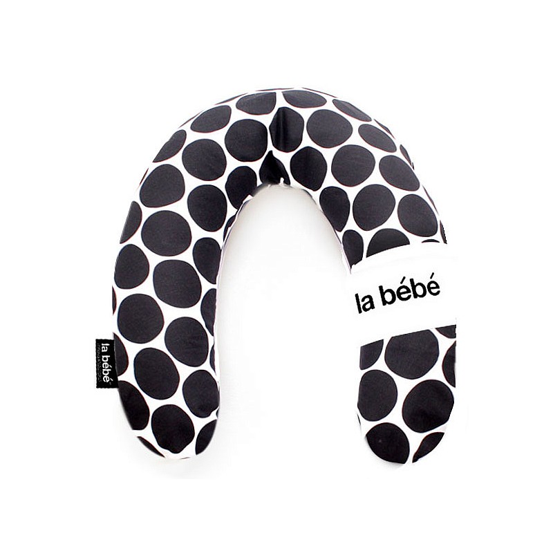 LA BEBE Rich Cotton подкова Black&White dots 30x175см 78977